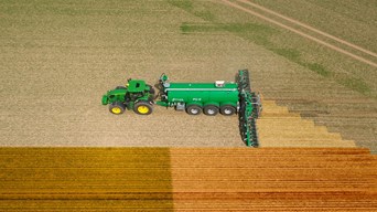 November 2022 - SAMSON launches section control on slurry tanker implements: Improves the efficiency of organic fertiliser application and reduce environmental impact