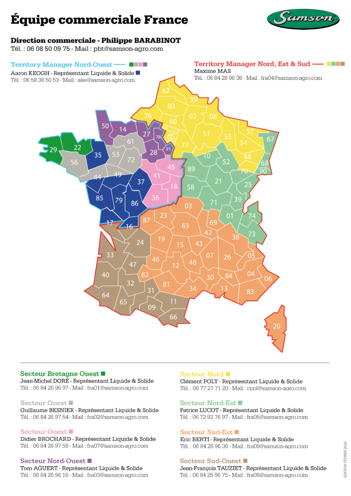2026 &Eacute;quipe commerciale france samson